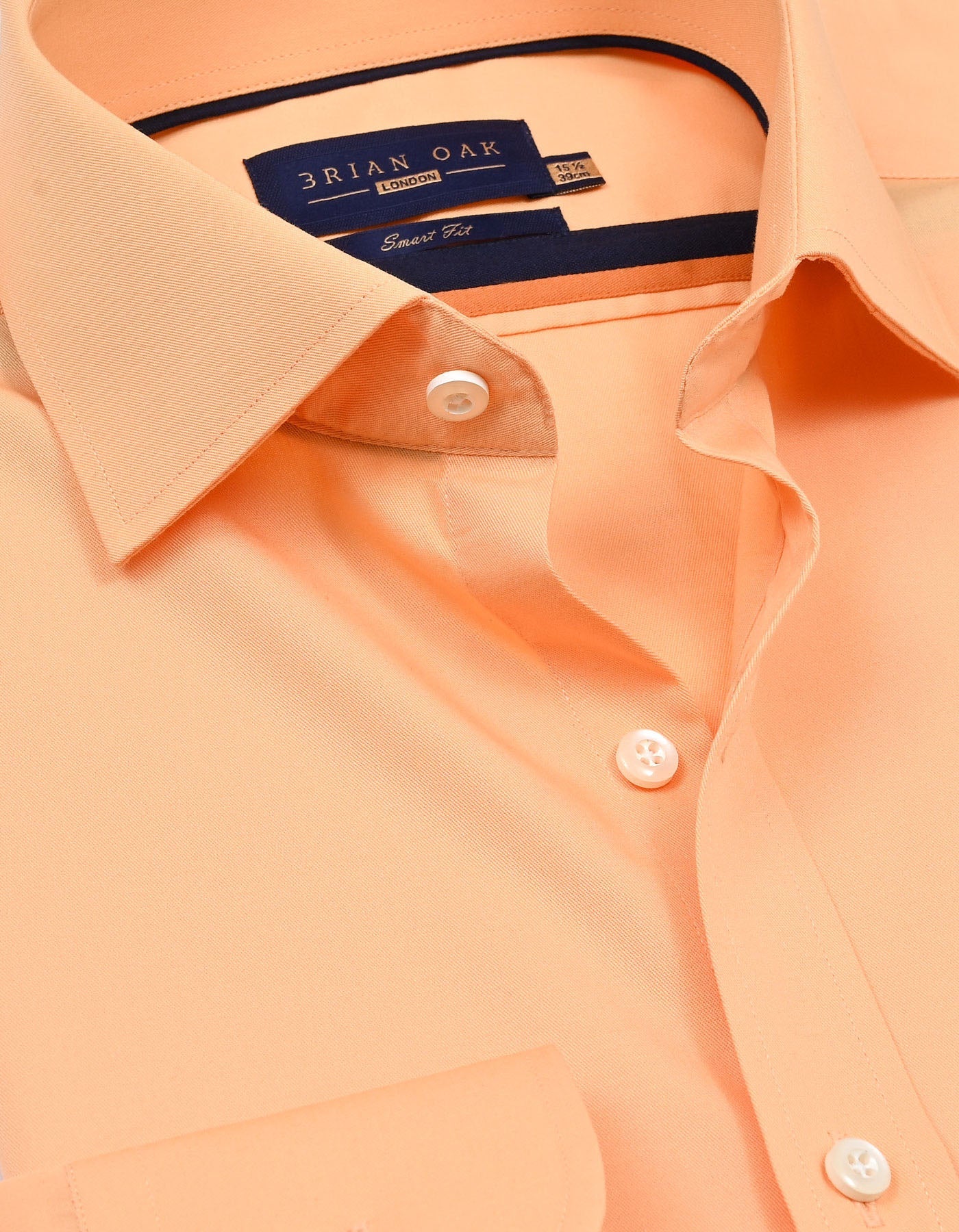Light Orange Easy Iron Dress Shirt
