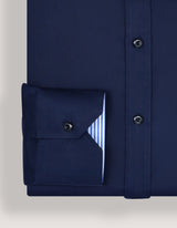 Navy Designer Formal Shirt