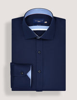 Navy Designer Formal Shirt