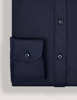 Black Satin Designer Dress Shirt