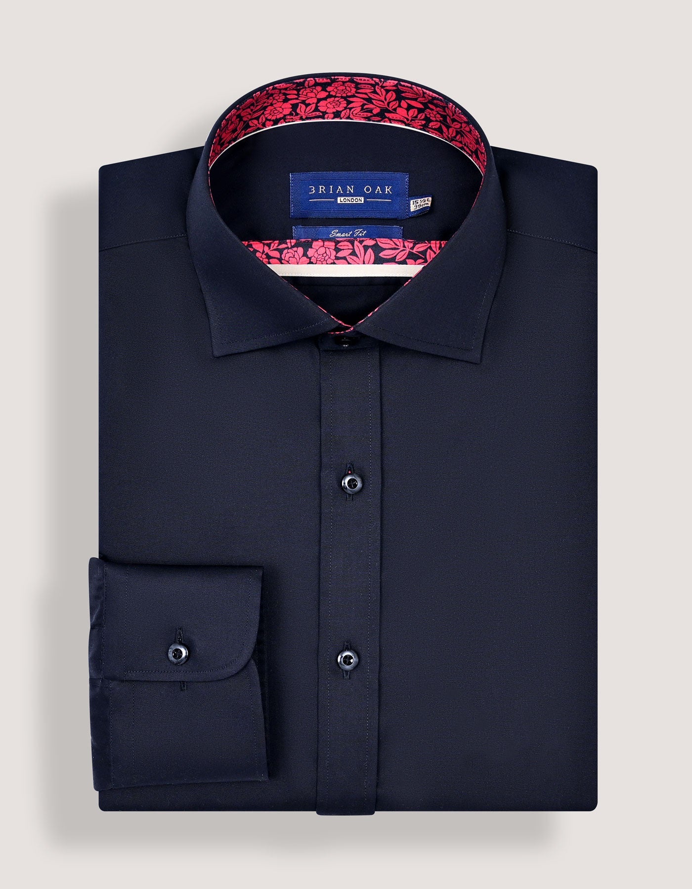 Black Satin Designer Dress Shirt
