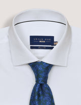 Easy Care White Satin Shirt