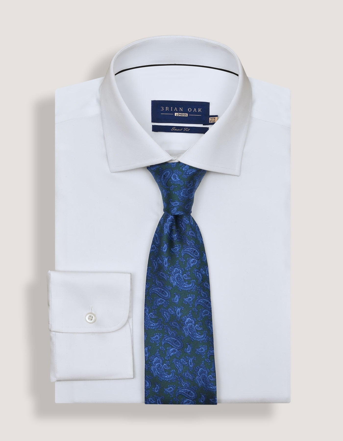 Easy Care White Satin Shirt
