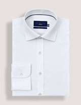 Easy Care White Twill Shirt