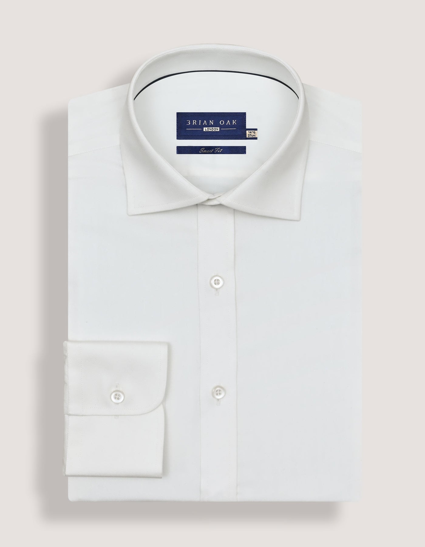 Luxury Off White Twill Shirt