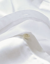 Plain White Cotton Dress Shirt