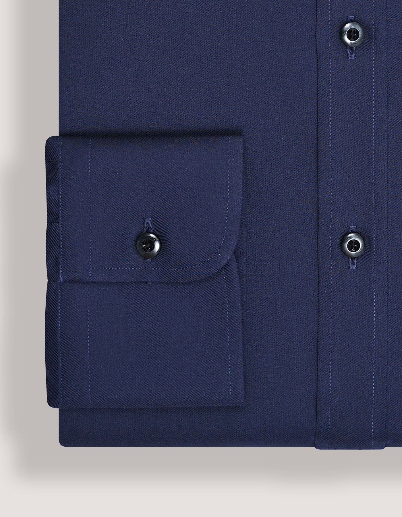 Navy Blue Easy Iron Cotton Dress Shirt