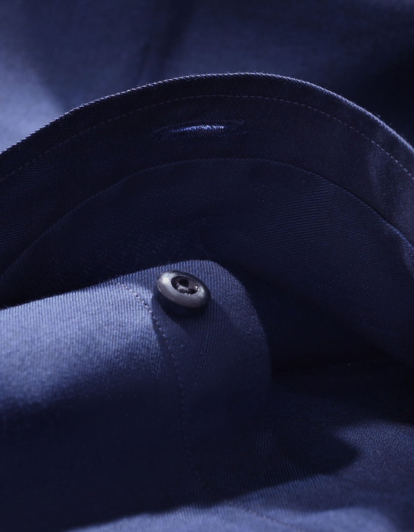 Navy Blue Easy Iron Cotton Dress Shirt
