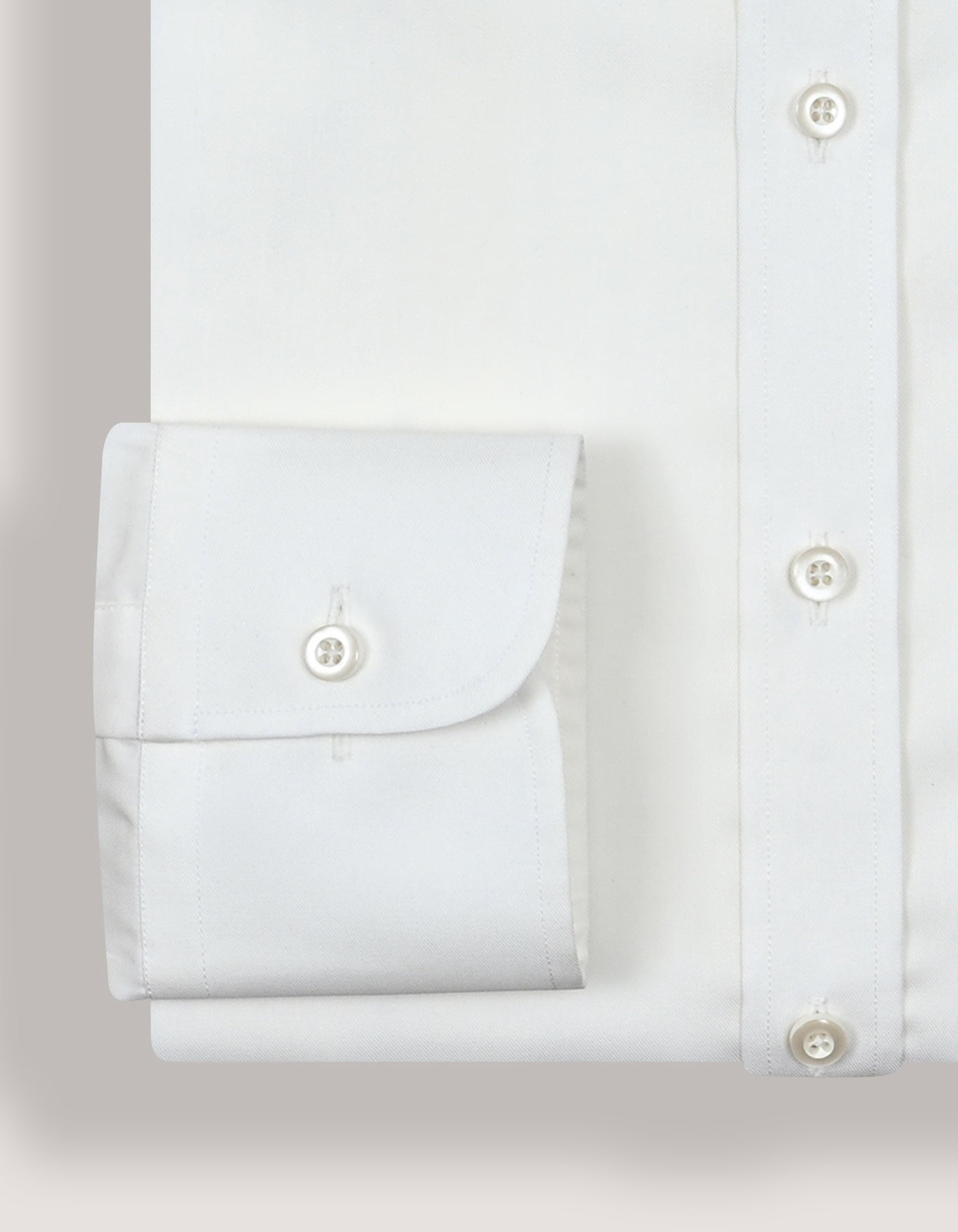 Easy Iron Off White Dress Shirt