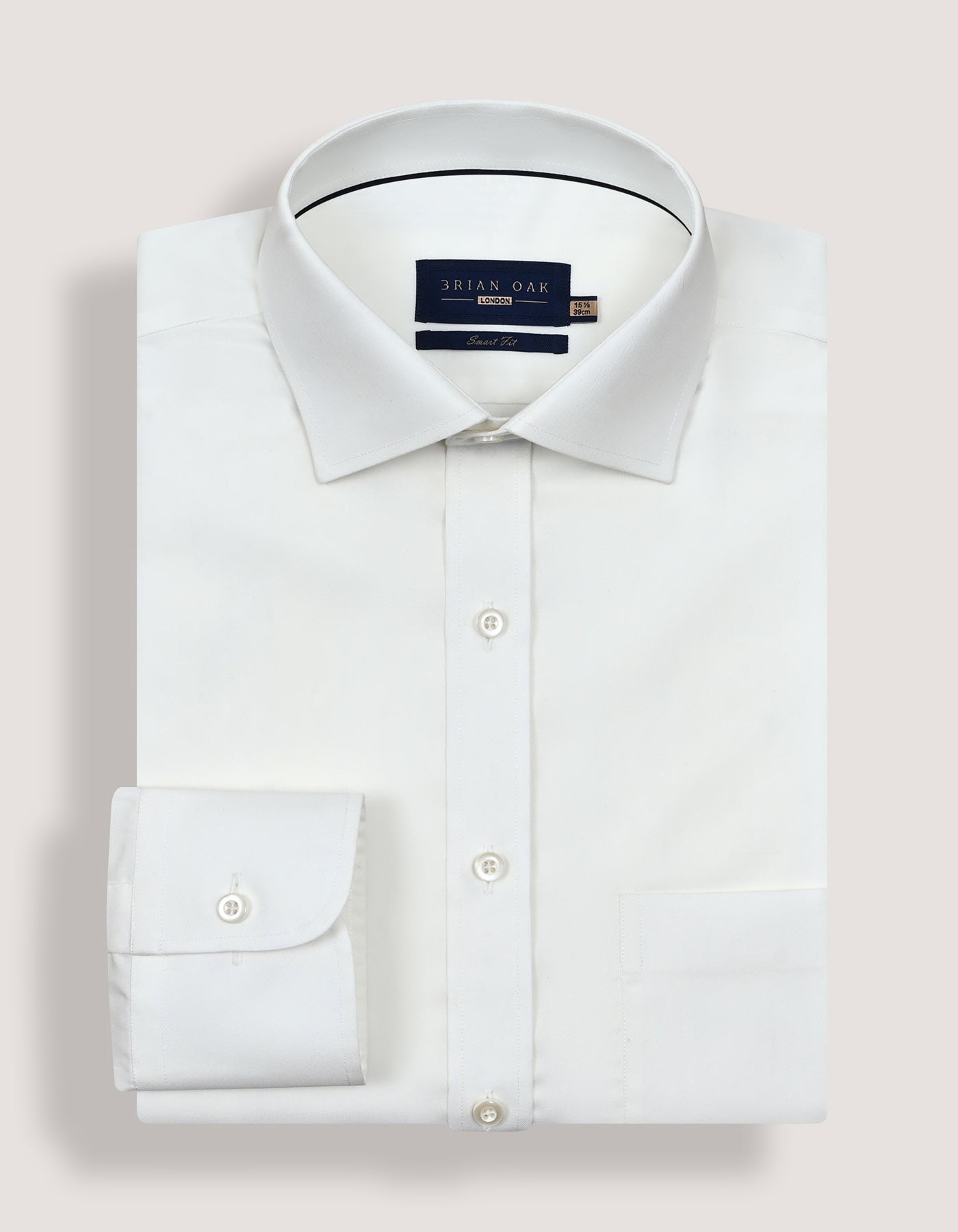 Easy Iron Off White Dress Shirt