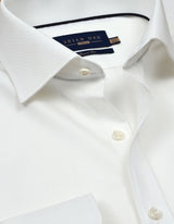 Easy Iron Off White Dress Shirt