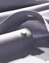 Easy Iron Grey Cotton Dress Shirt