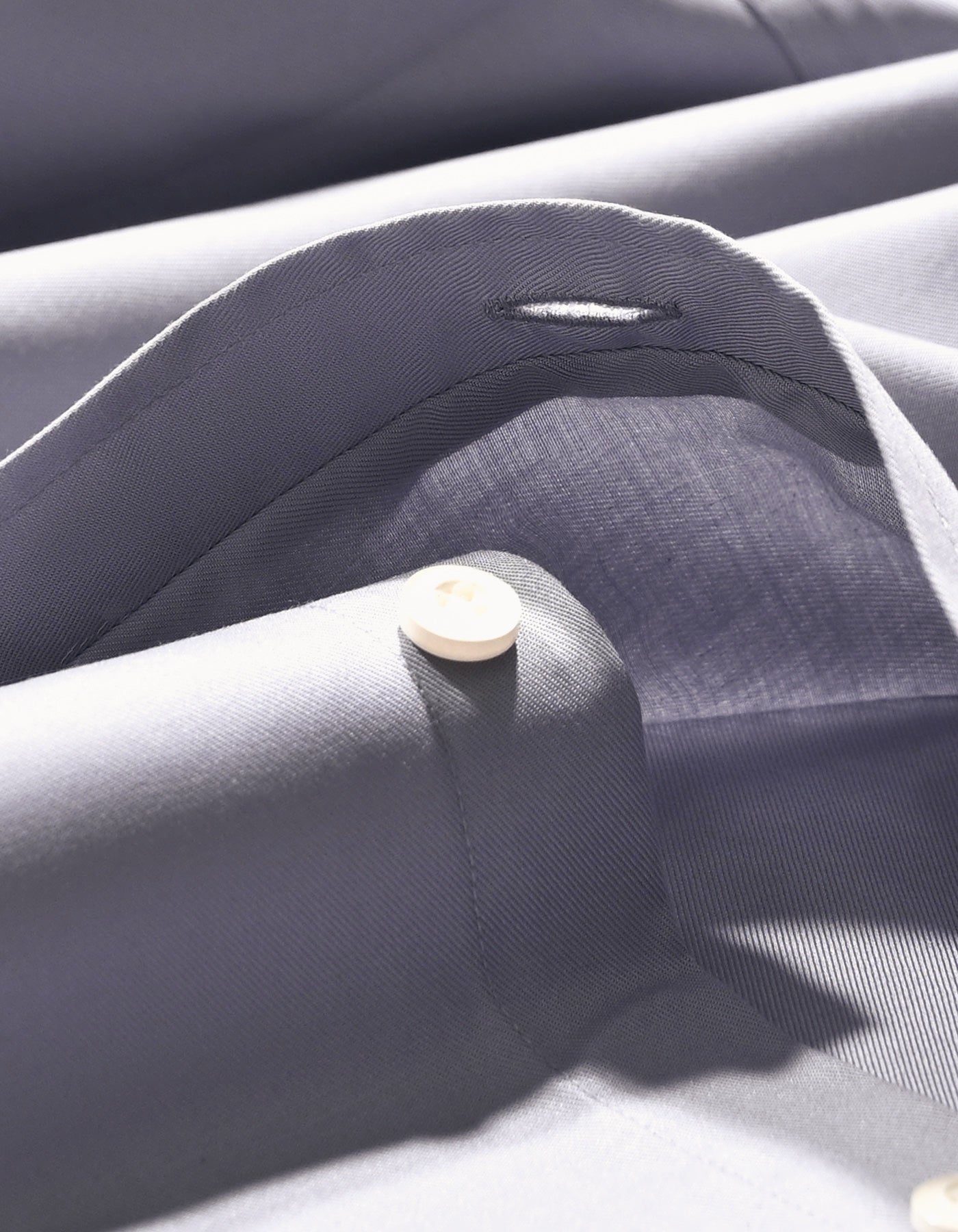Easy Iron Grey Cotton Dress Shirt
