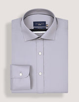 Easy Iron Grey Cotton Dress Shirt