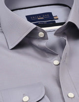 Easy Iron Grey Cotton Dress Shirt