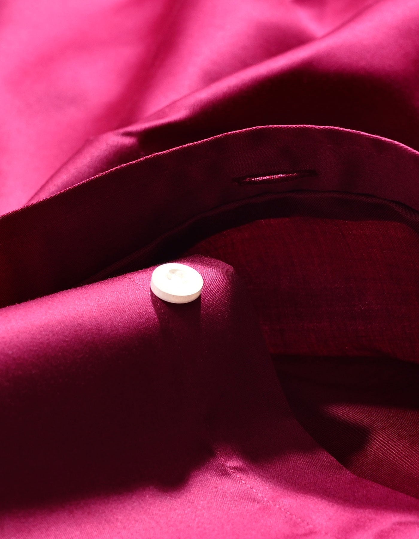 Magenta Satin Dress Shirt