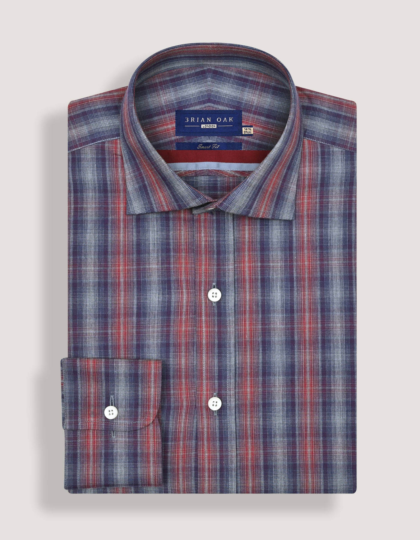 Grey Check Dress Shirt