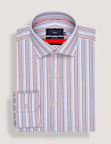 Red Multicolour Stripe Shirt