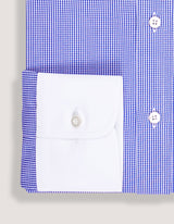 Sky Blue Smart Fit Check Shirt