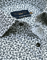 Easy Care Patterned Shirt - White