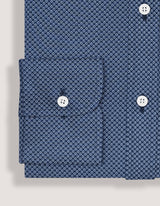 Mini Floral Print Shirt – Navy Blue