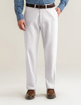 Flat Front Smart Fit Chinos – Cream