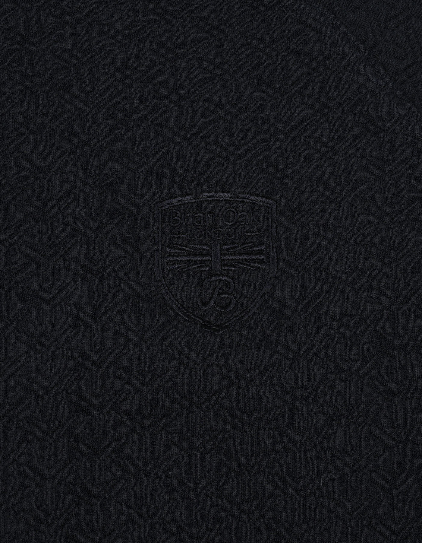 Black Fleece Zippered Jacket