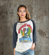 Original Rare Vintage 1981 Rolling Stones American Tour Rock Band T - Shirt UK 6 - 10
