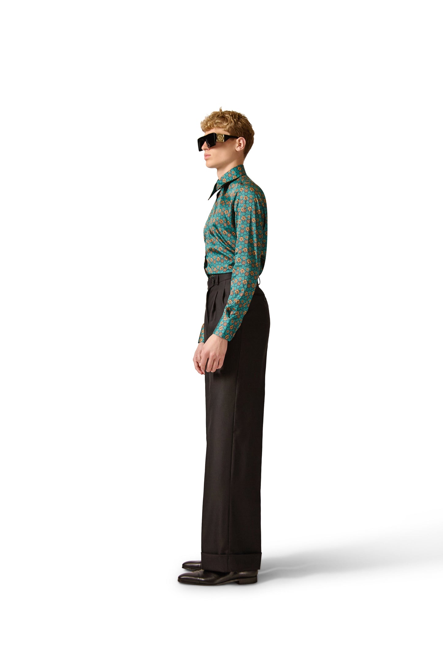 Tailored Fit Monogram Shirt