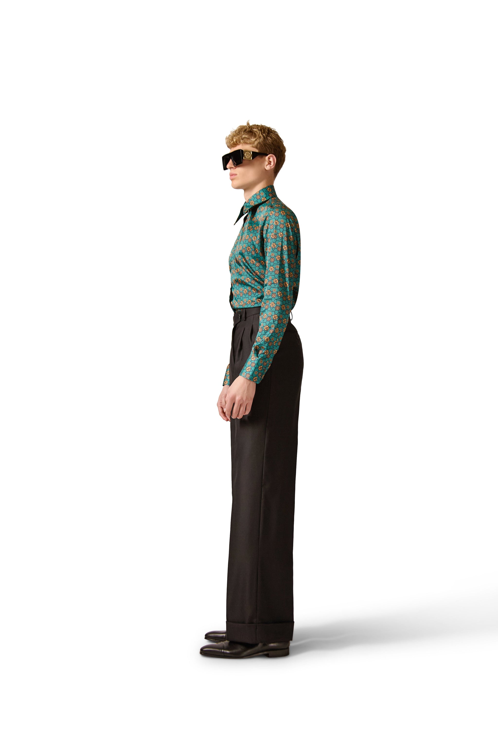 Tailored Fit Monogram Shirt