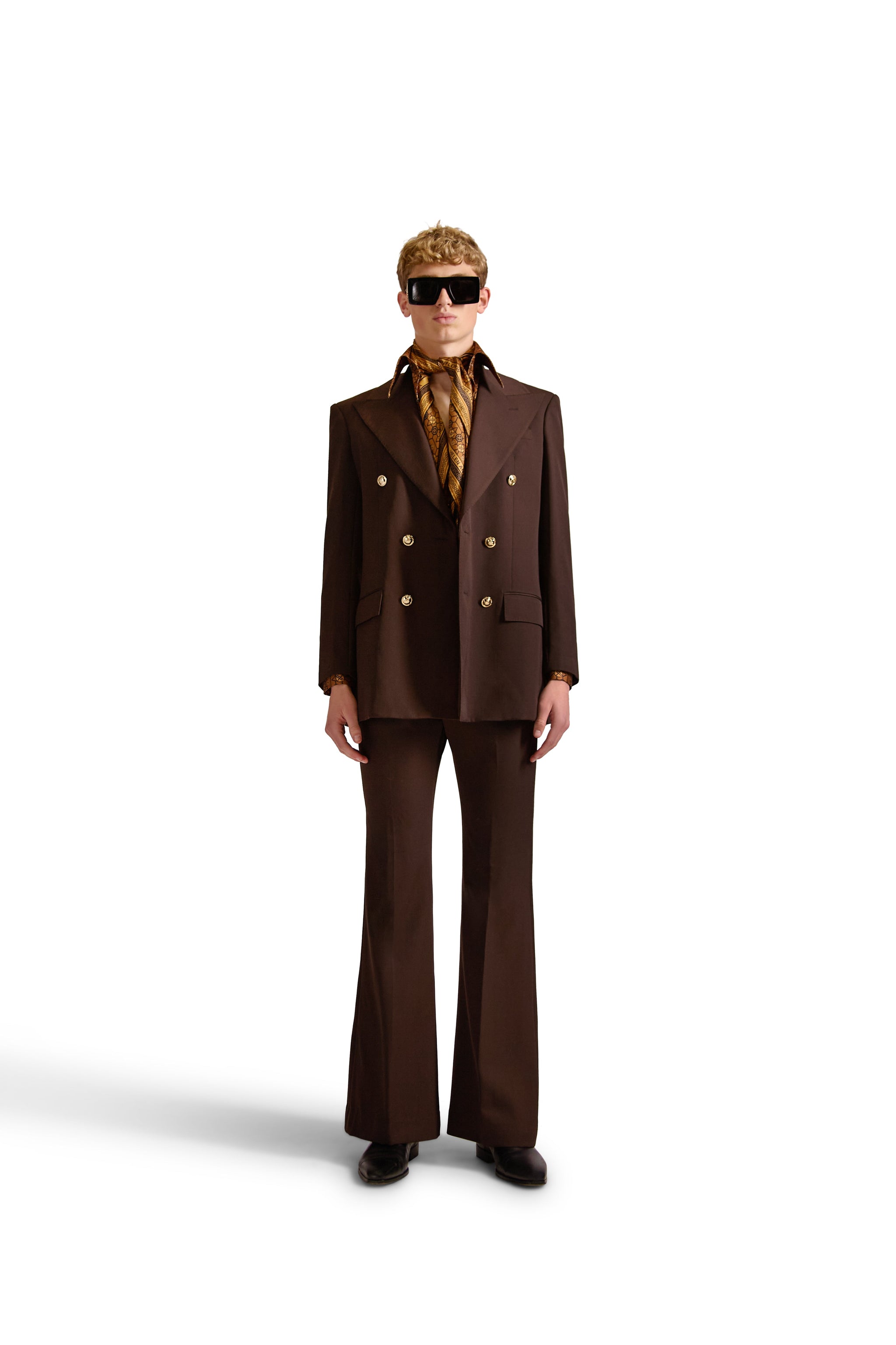 Tailored Fit Monogram Shirt