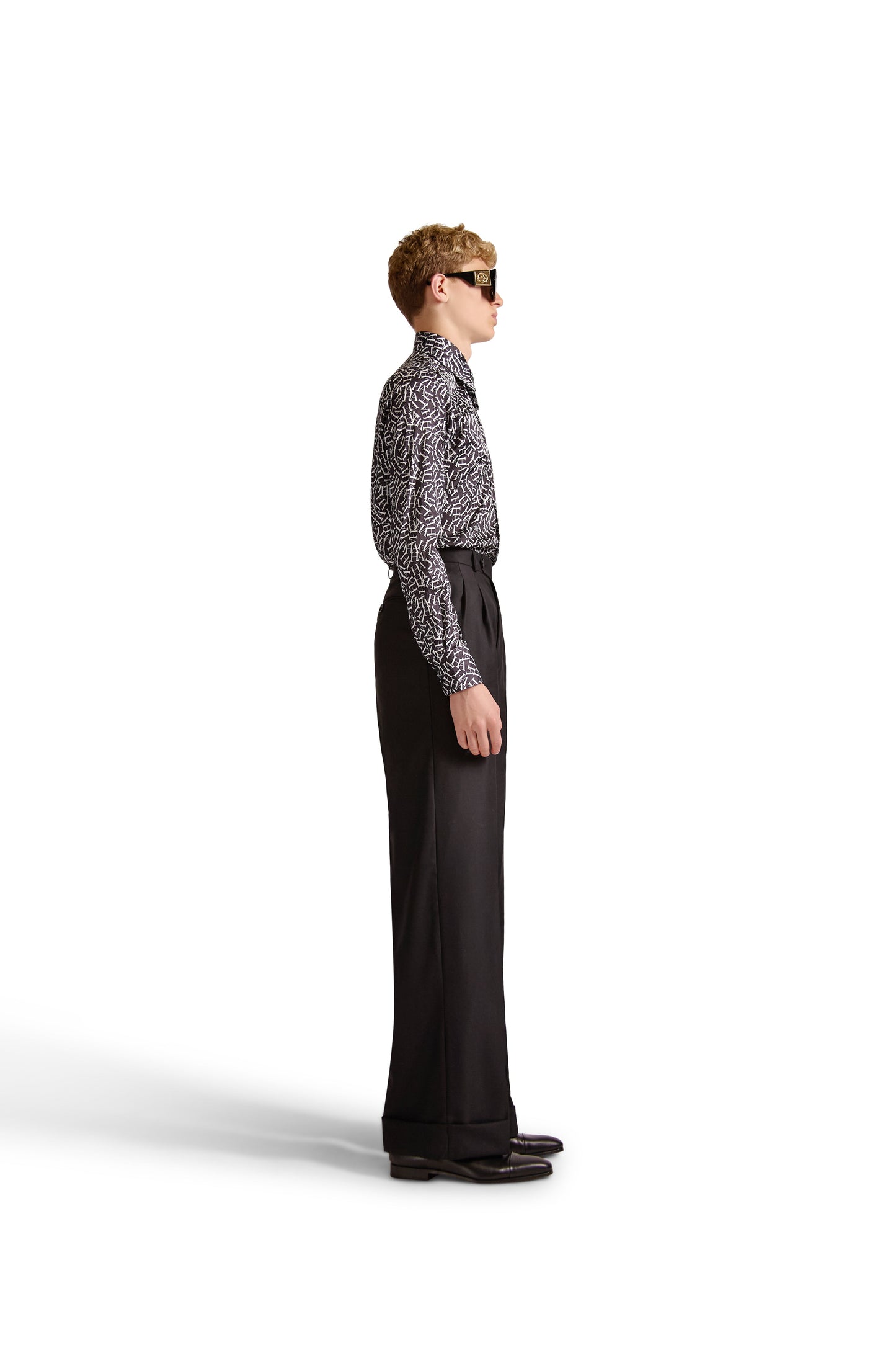 Tailored Fit Monogram Shirt
