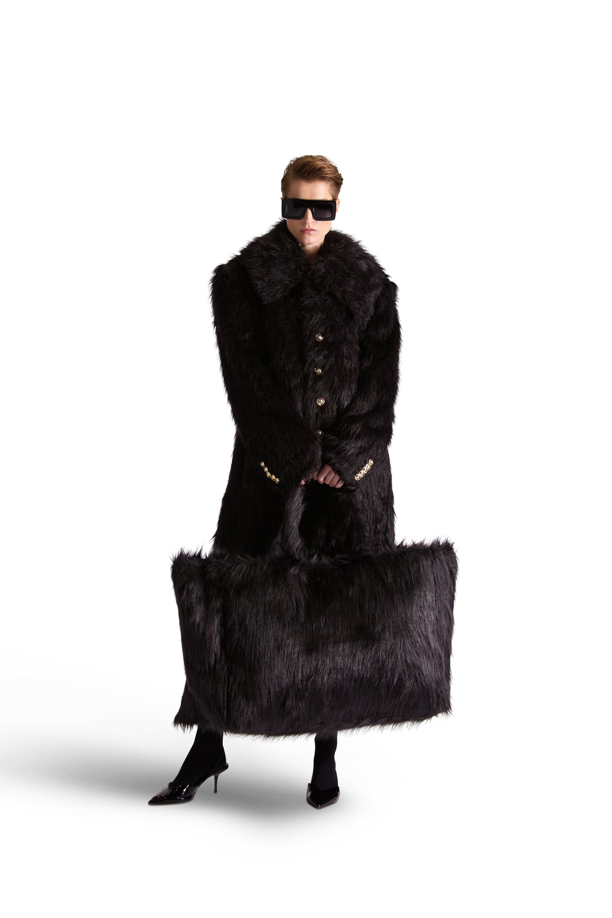 Faux Fur Large Bag