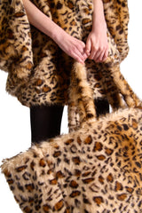Animal Print Faux Fur Bag