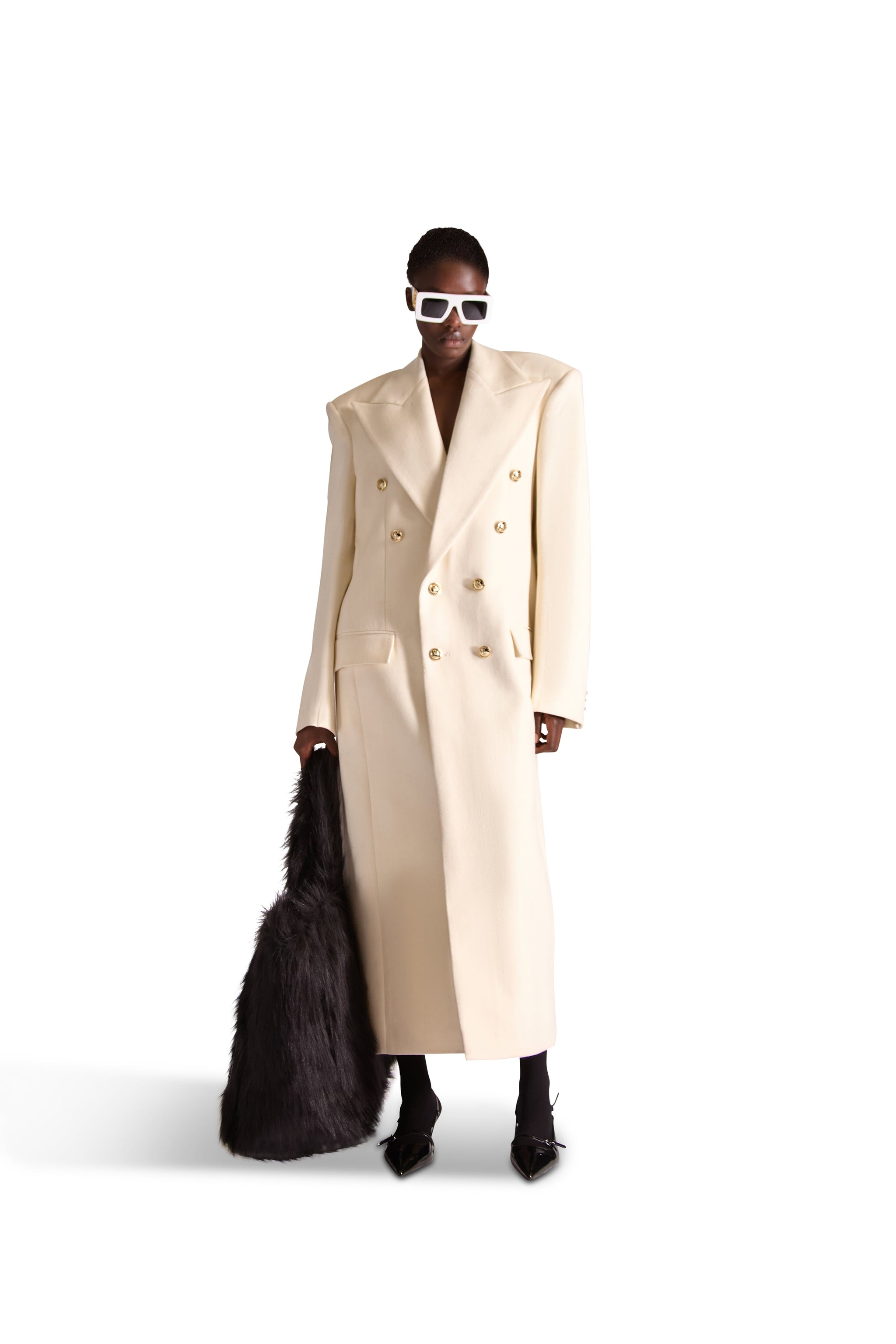 Faux Fur Large Bag