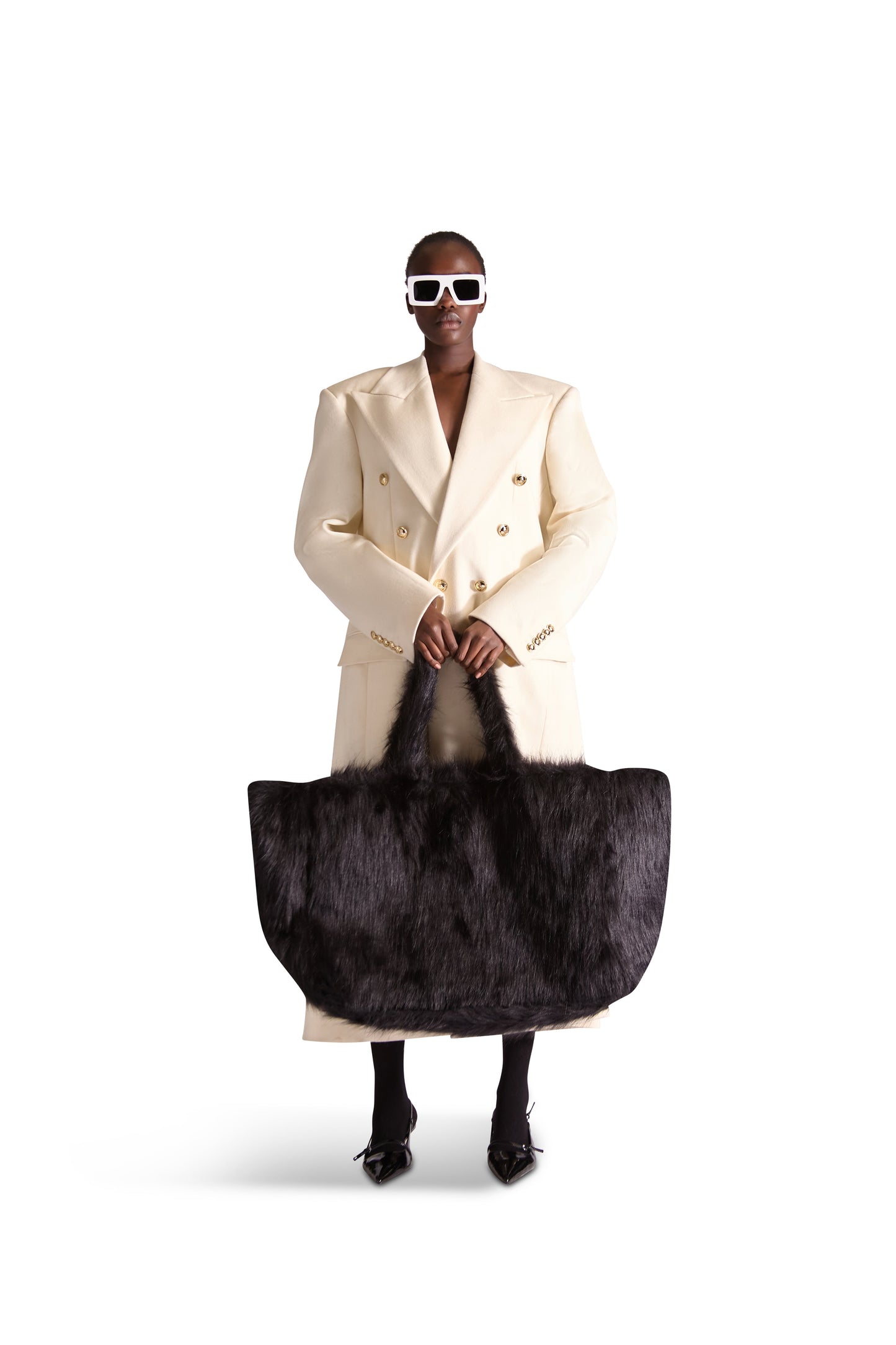 Faux Fur Large Bag