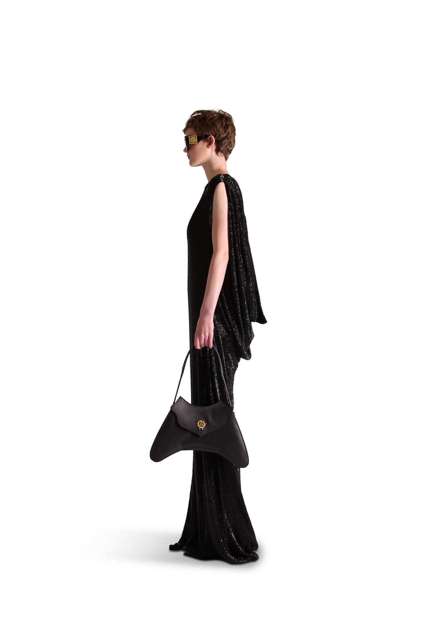 Hand Embroidered Katdana Evening Dress
