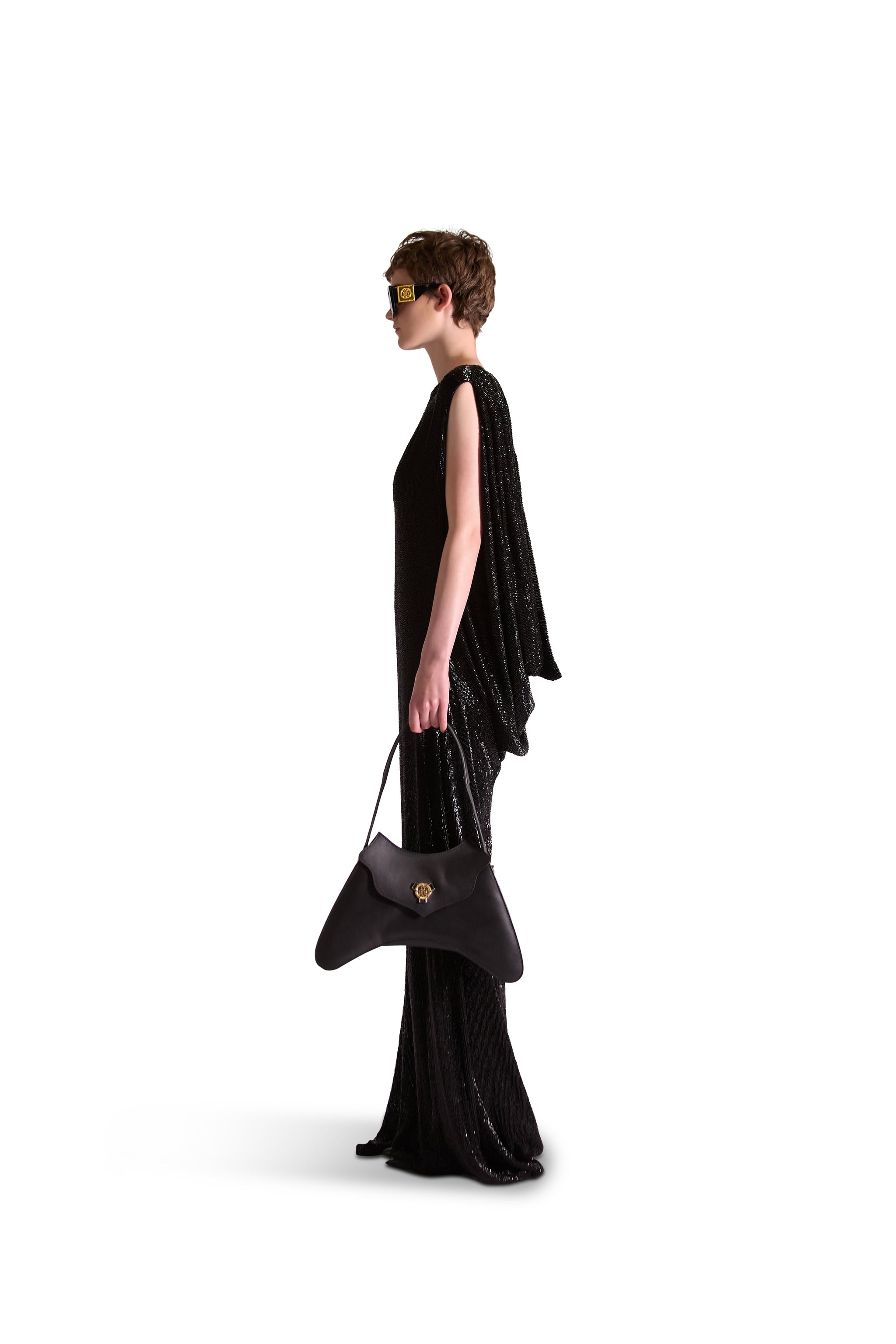 Hand Embroidered Katdana Evening Dress