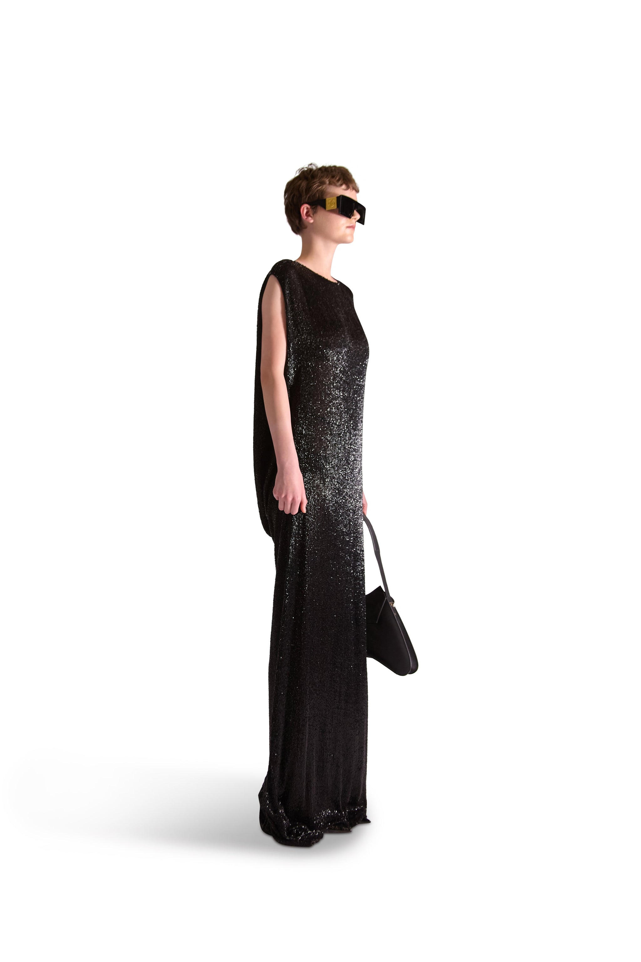 Hand Embroidered Katdana Evening Dress