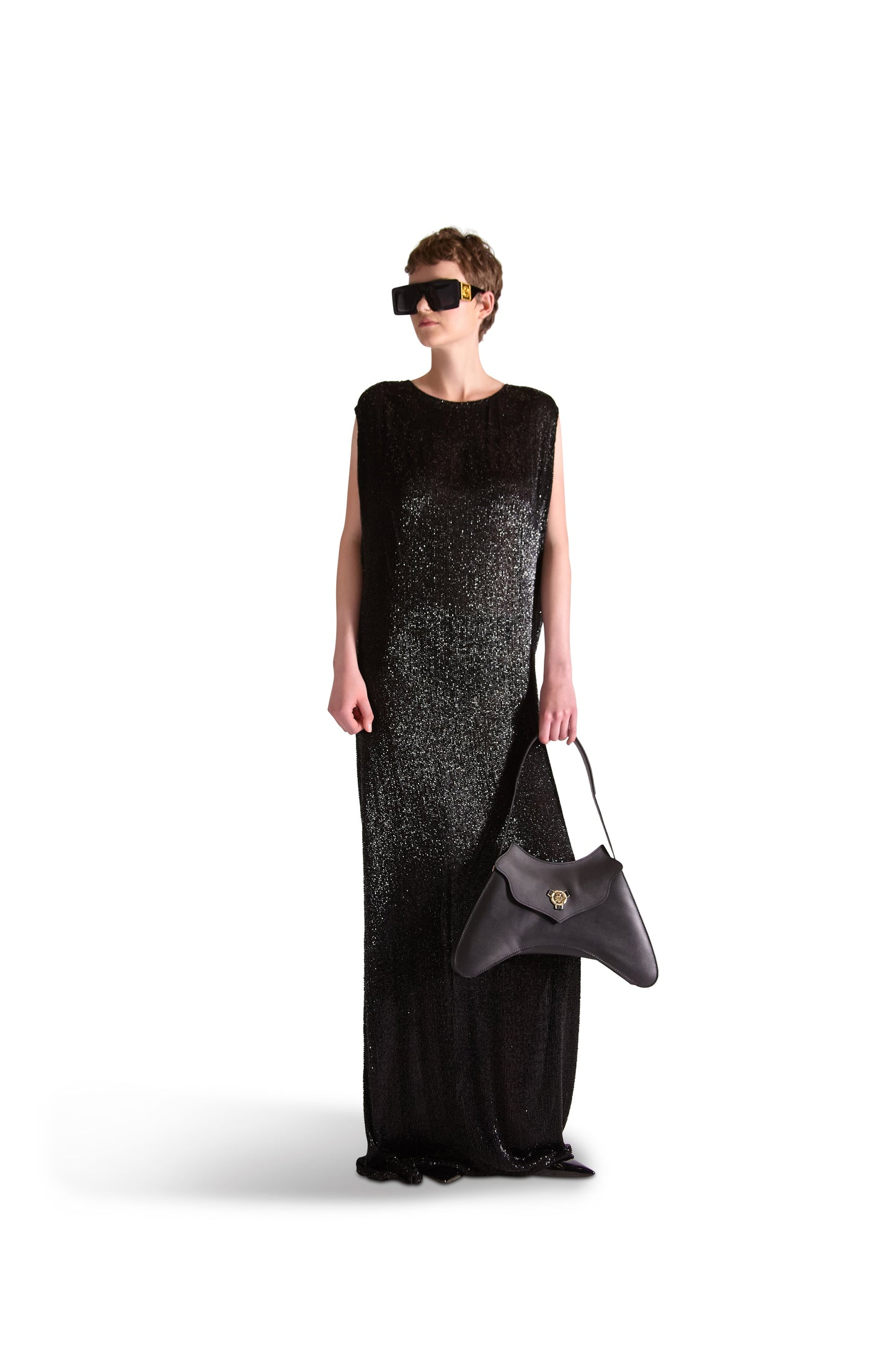 Hand Embroidered Katdana Evening Dress
