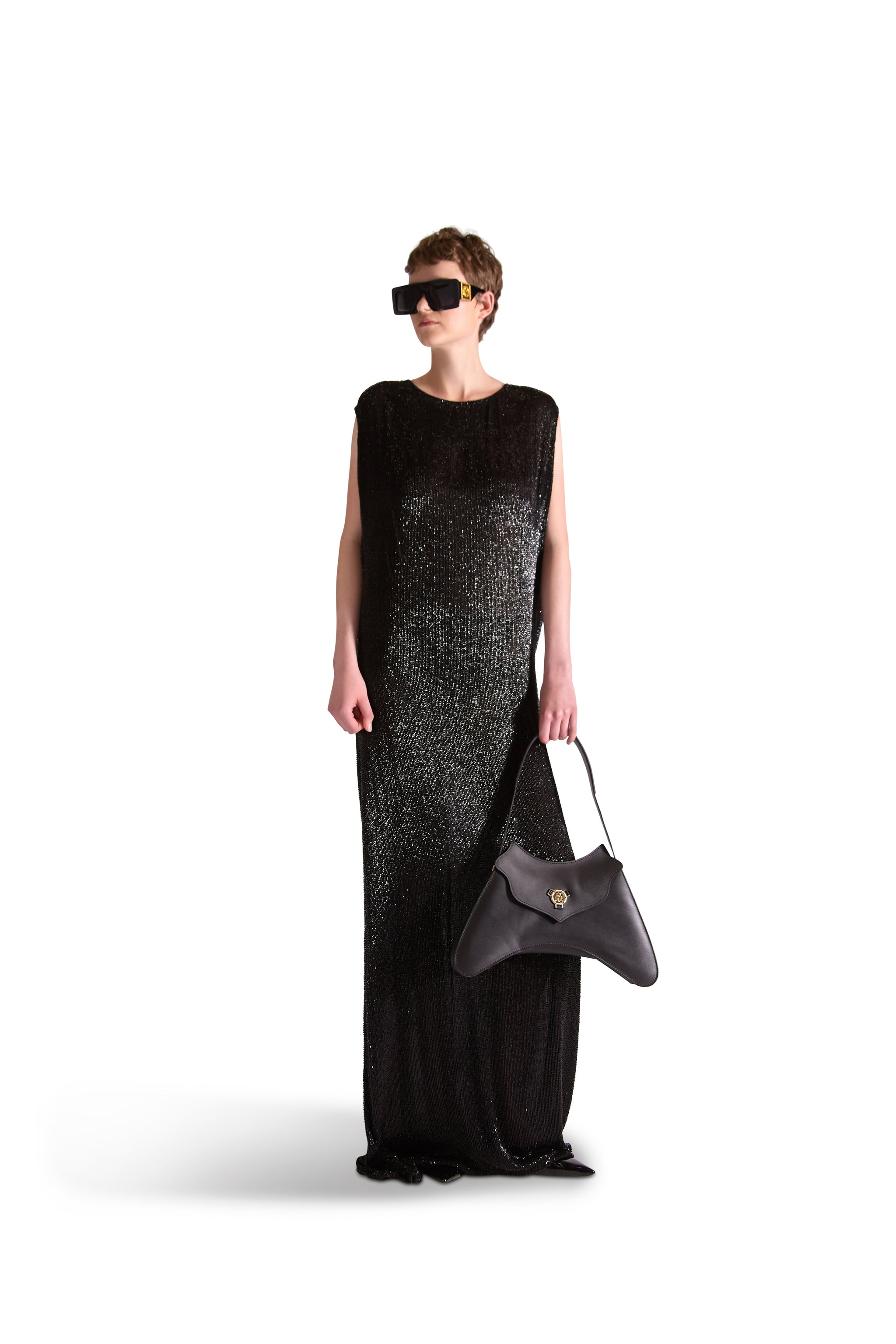 Hand Embroidered Katdana Evening Dress
