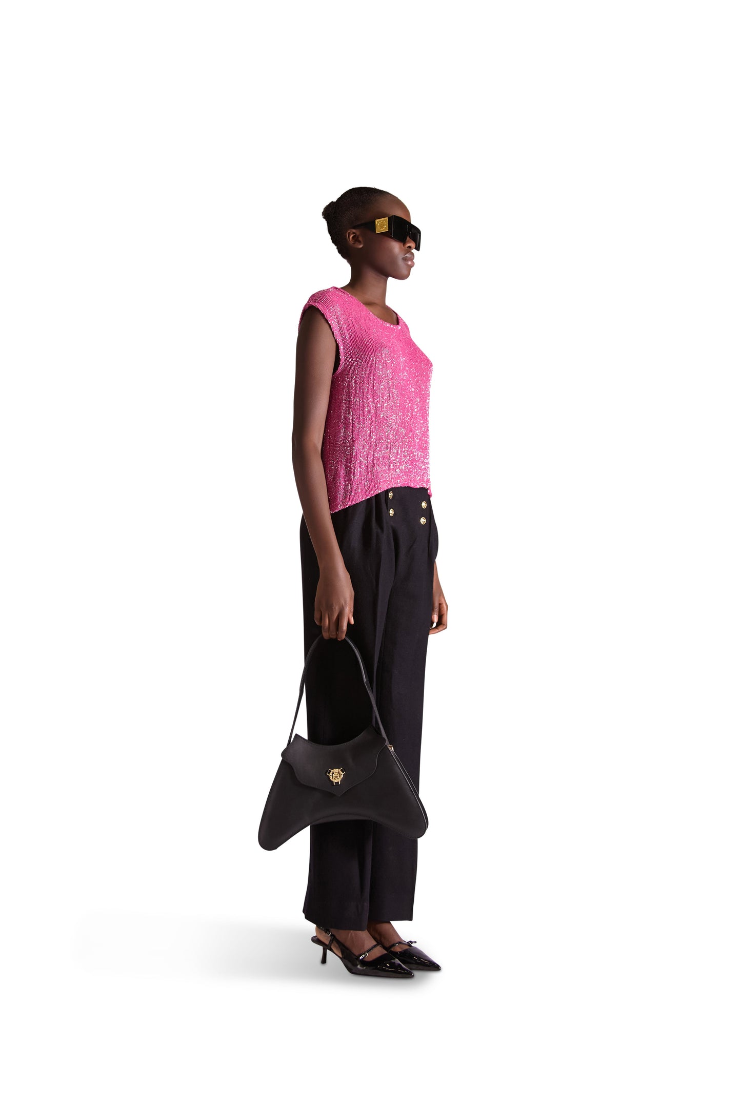 Hand Embroidered Katdana Beaded top