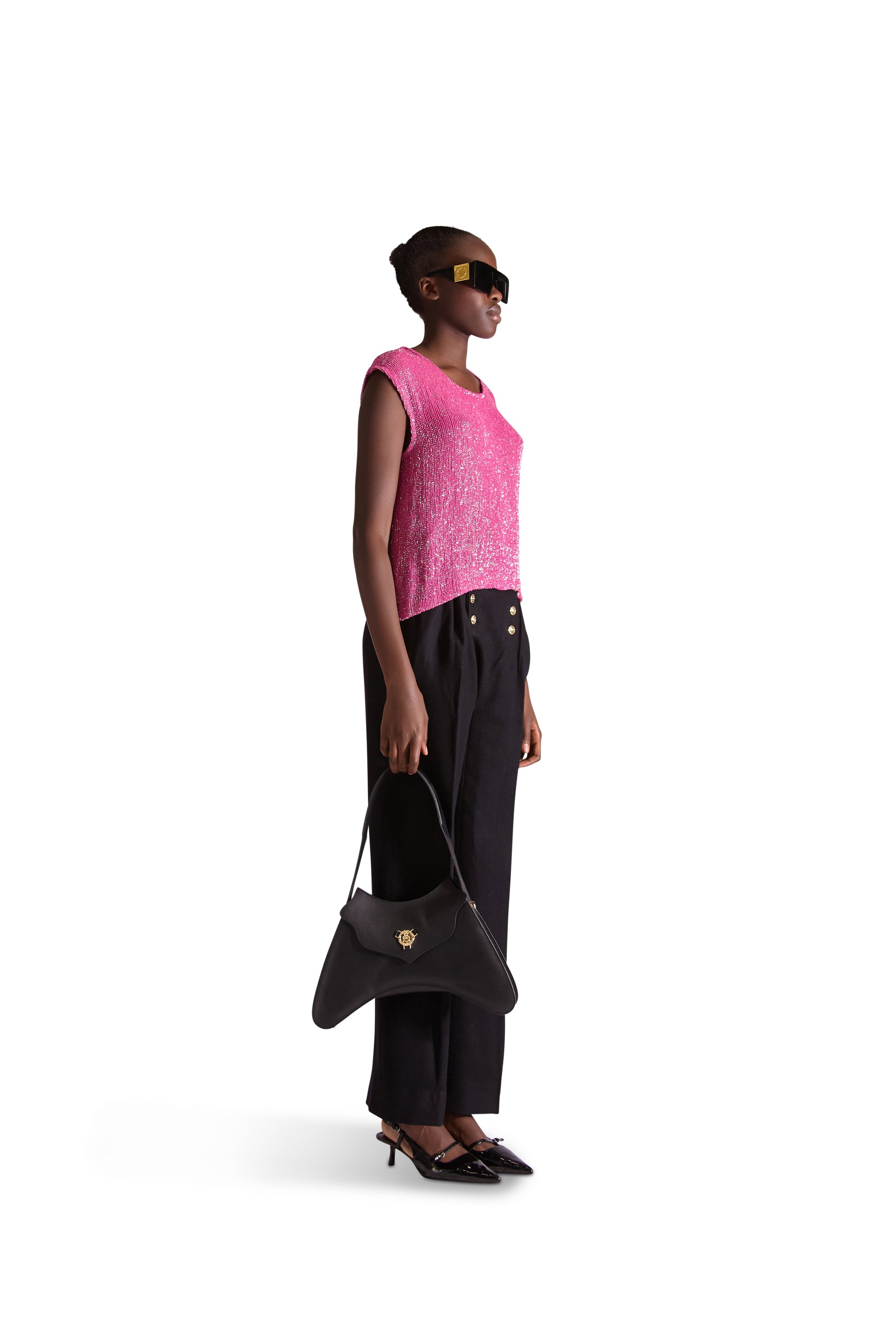 Hand Embroidered Katdana Beaded top