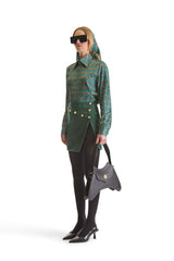Tailored Fit Monogram Print Shirt