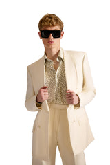 Tailored Fit Monogram Shirt