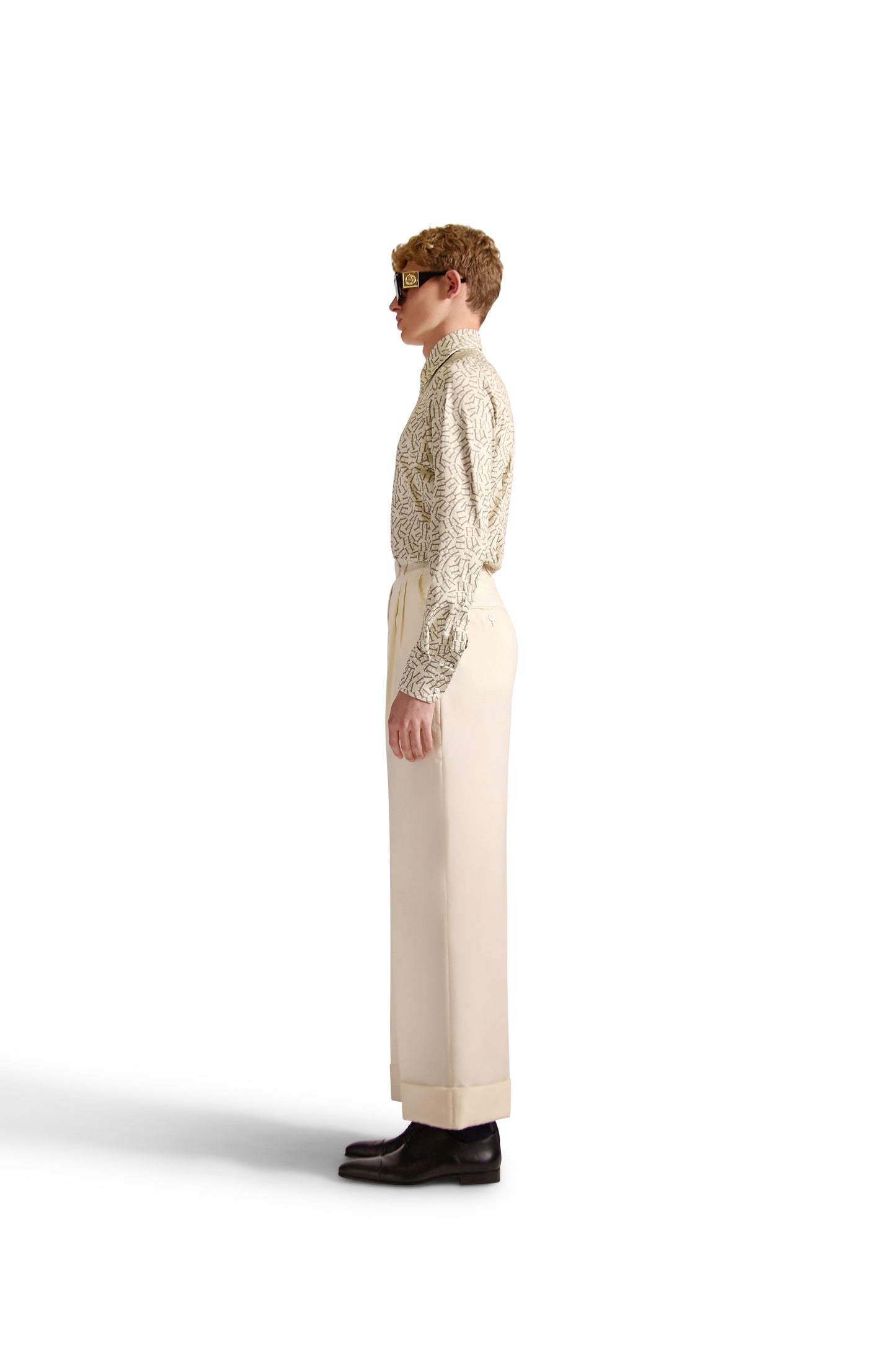 Tailored Fit Monogram Shirt