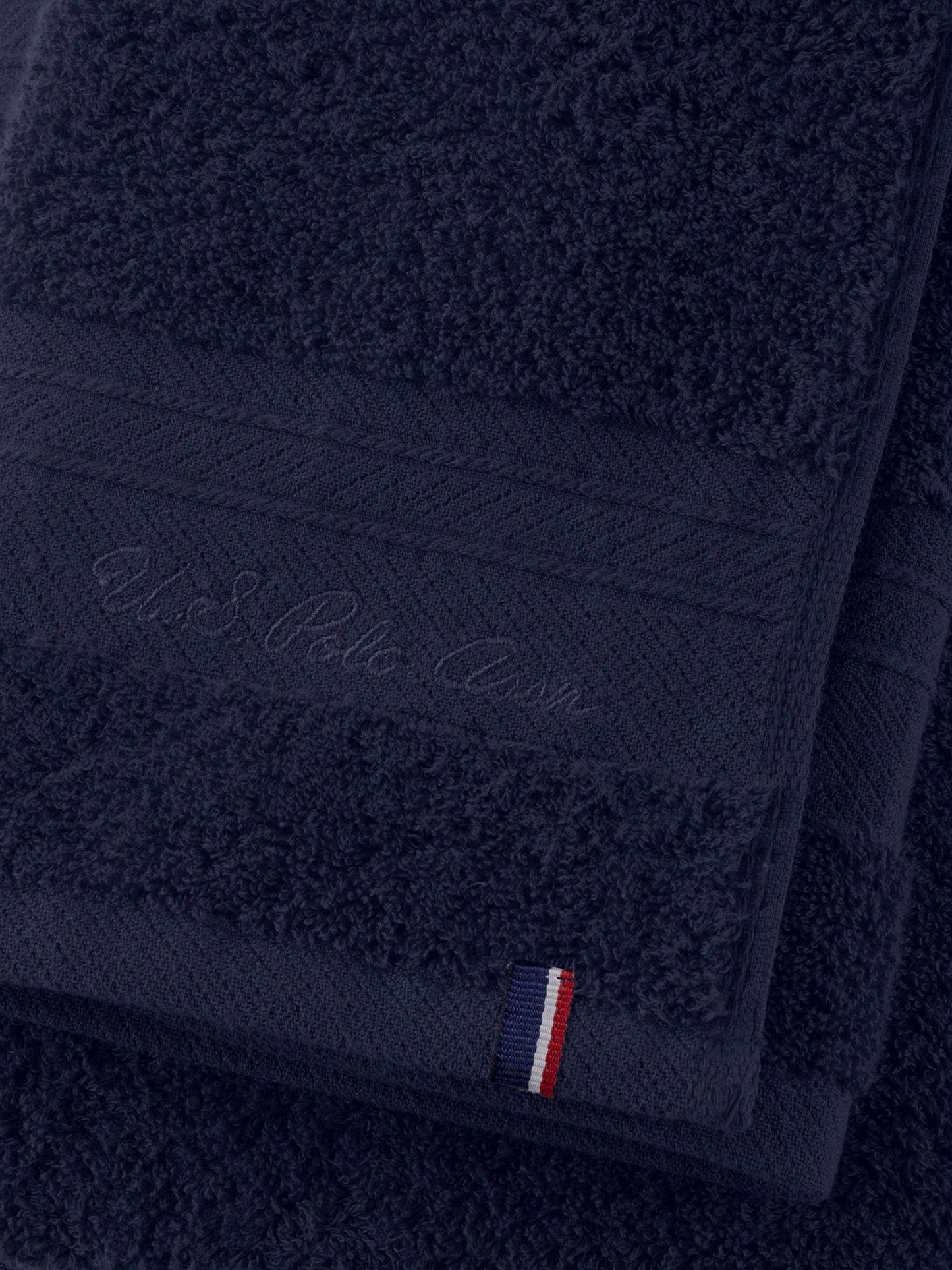 Super Soft Pure Cotton Towel in Navy Iris