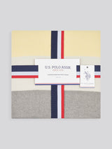 Luxury Breton Stripe Throw in Tornado
