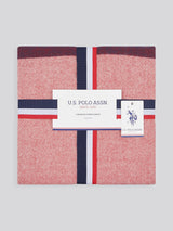 Luxurious Stripe Throw in Navy Iris