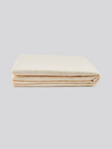 Luxury Herringbone Throw in Eggnog